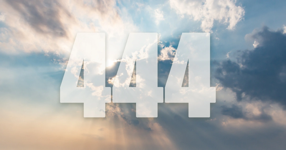 444 Significato numero angelico.