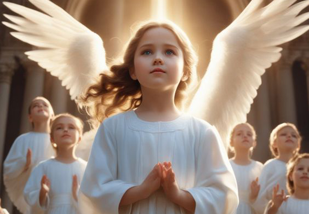 la preghiera all'angelo custode per i figli.