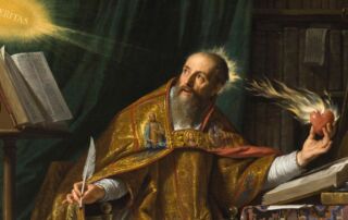 Sant'Agostino quadro di philippe de champaigne.