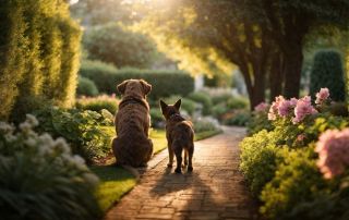 Gli Animali domestici sono guidati dagli Angeli? 2 cagnolini di spalle.