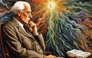 Ritratto di carl gustav jung.