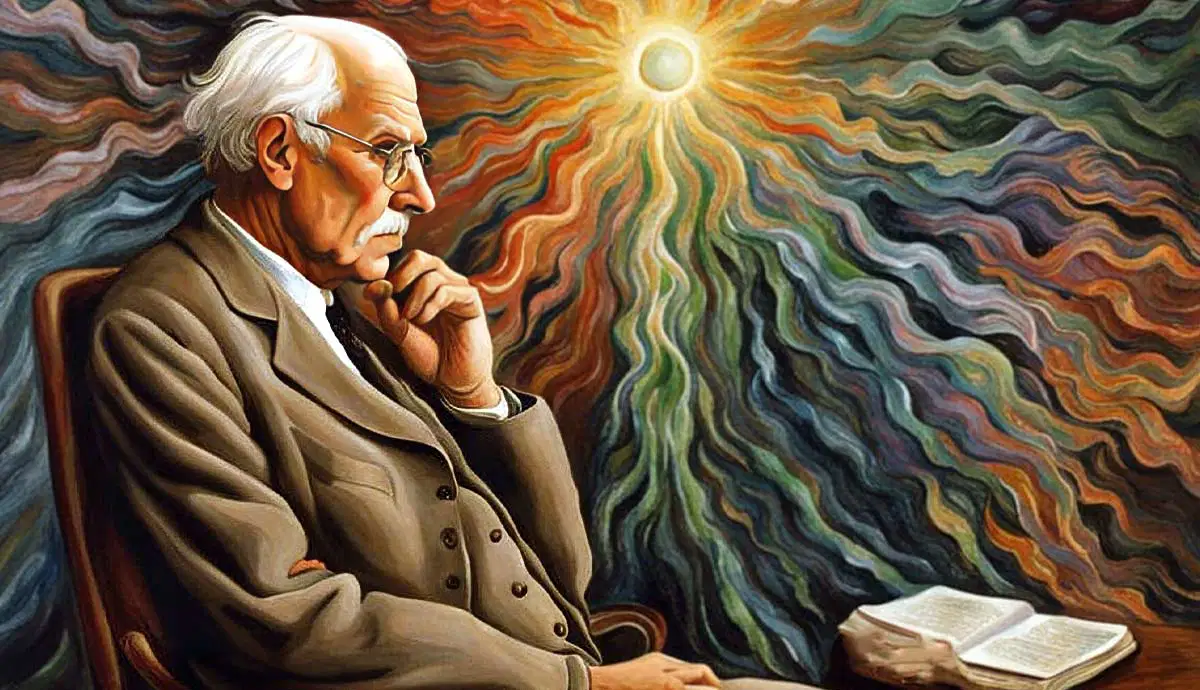 Ritratto di carl gustav jung.