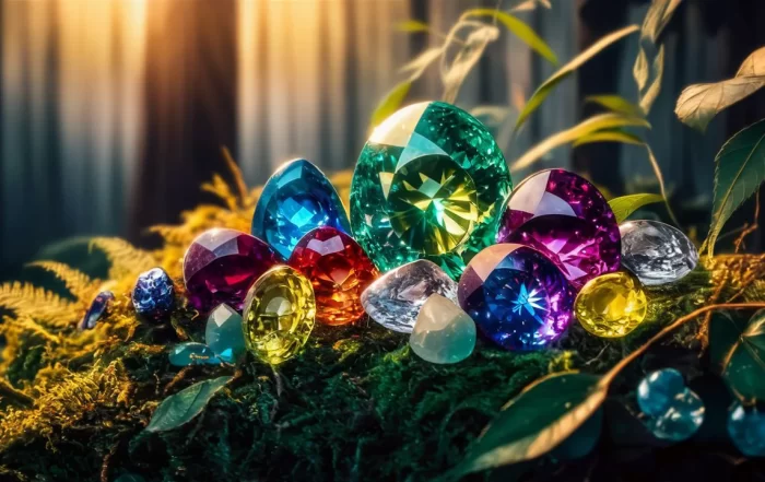 Le Pietre Spirituali dell’Abbondanza gemme multicolore.