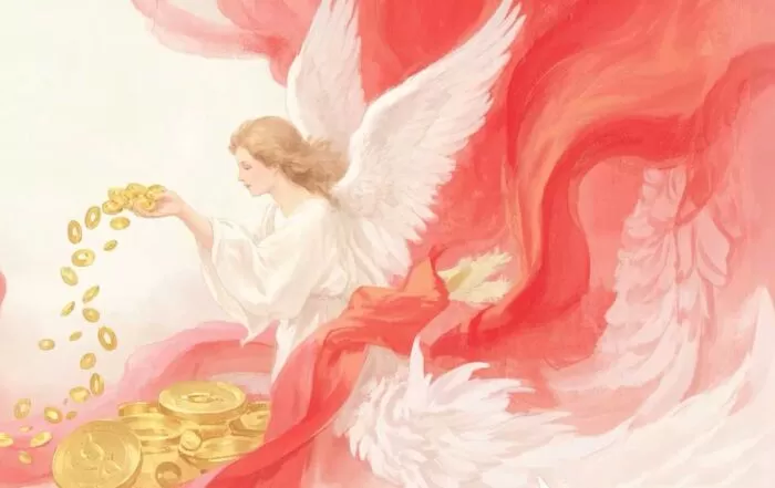 Persone che attirano denaro nella spiritualità angelica.