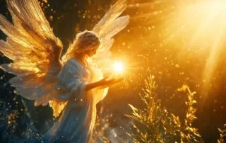 Segnali degli Angeli con Luce dorata