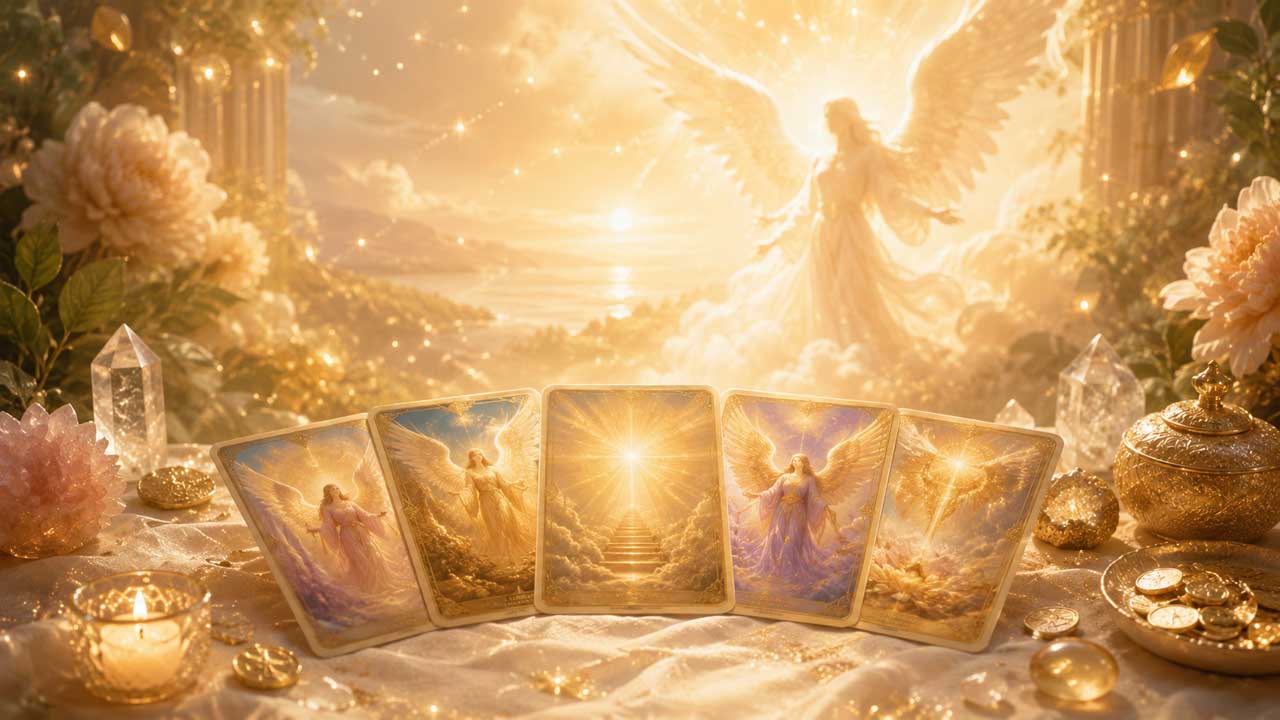 cerca la fortuna e denaro con le carte degli angeli gratis.